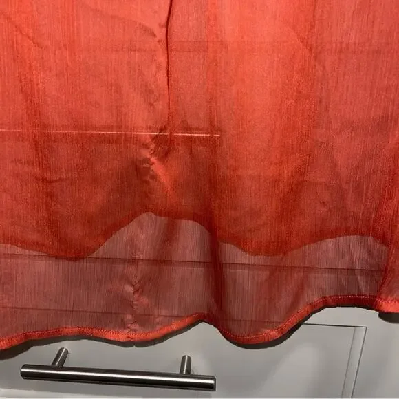 TJD The Jetset Diaries Ara Rust Burnt Orange Blouse Small - Picture 12 of 12